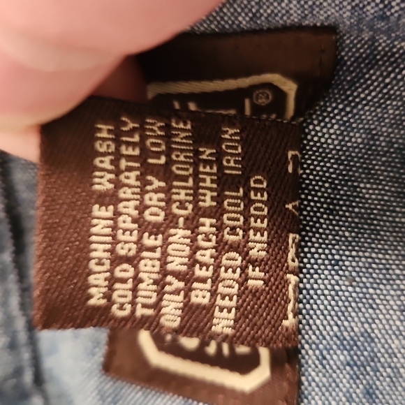 C.e. Schmidt Workwear Blue Plaid Button-Up Shirt - Picture 7 of 7